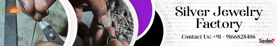 Silver Jewelry Factory in India